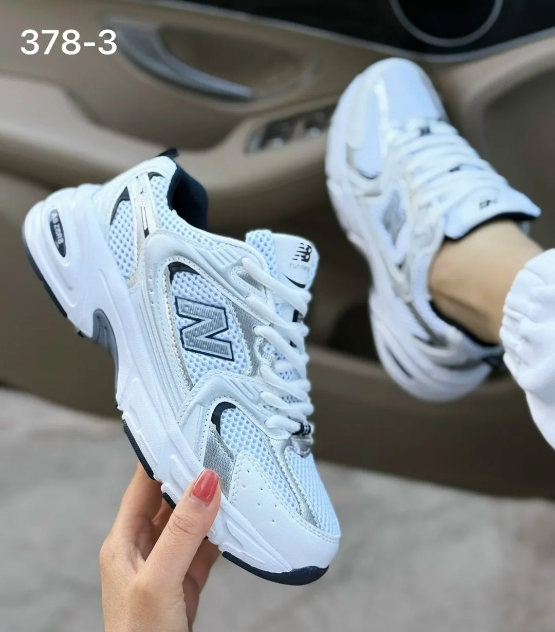 Кроссовки женские New Balance Кроссы, сетка — фото 5