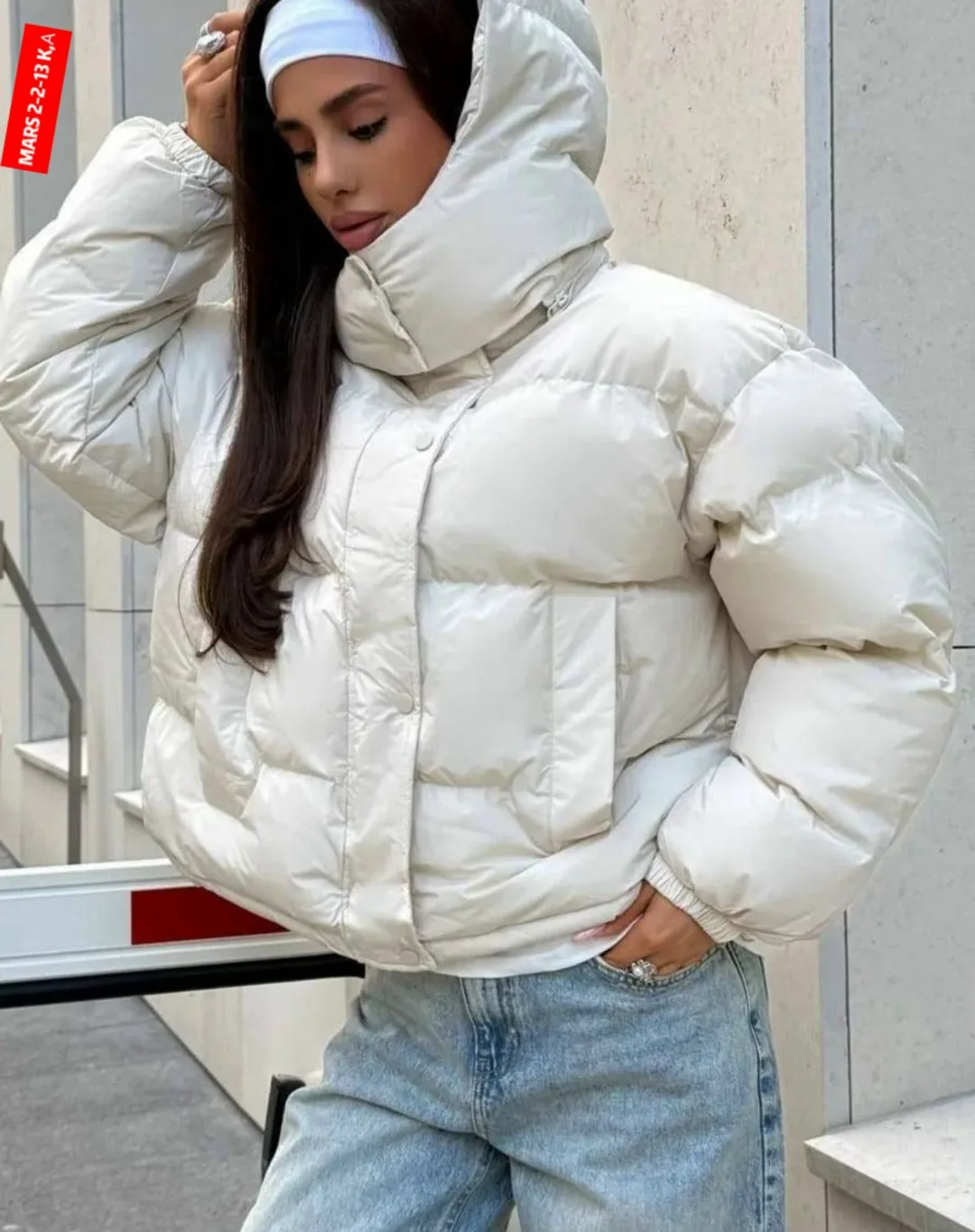 Куртка синтепон синяя — фото 7