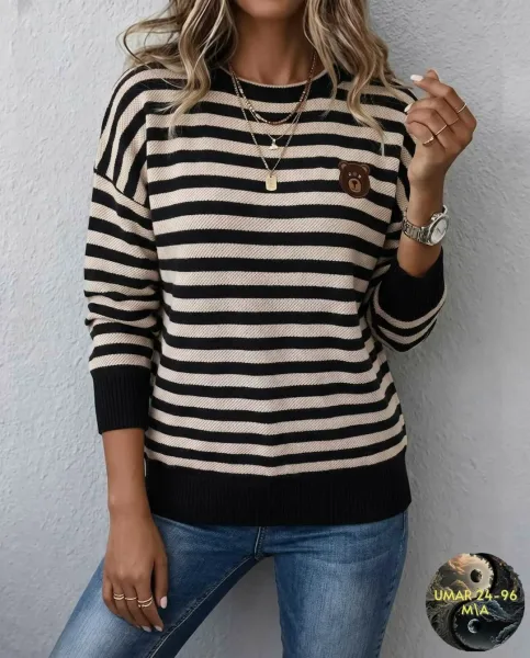 Тёплый вязаный свитер из кашемира — фото 1