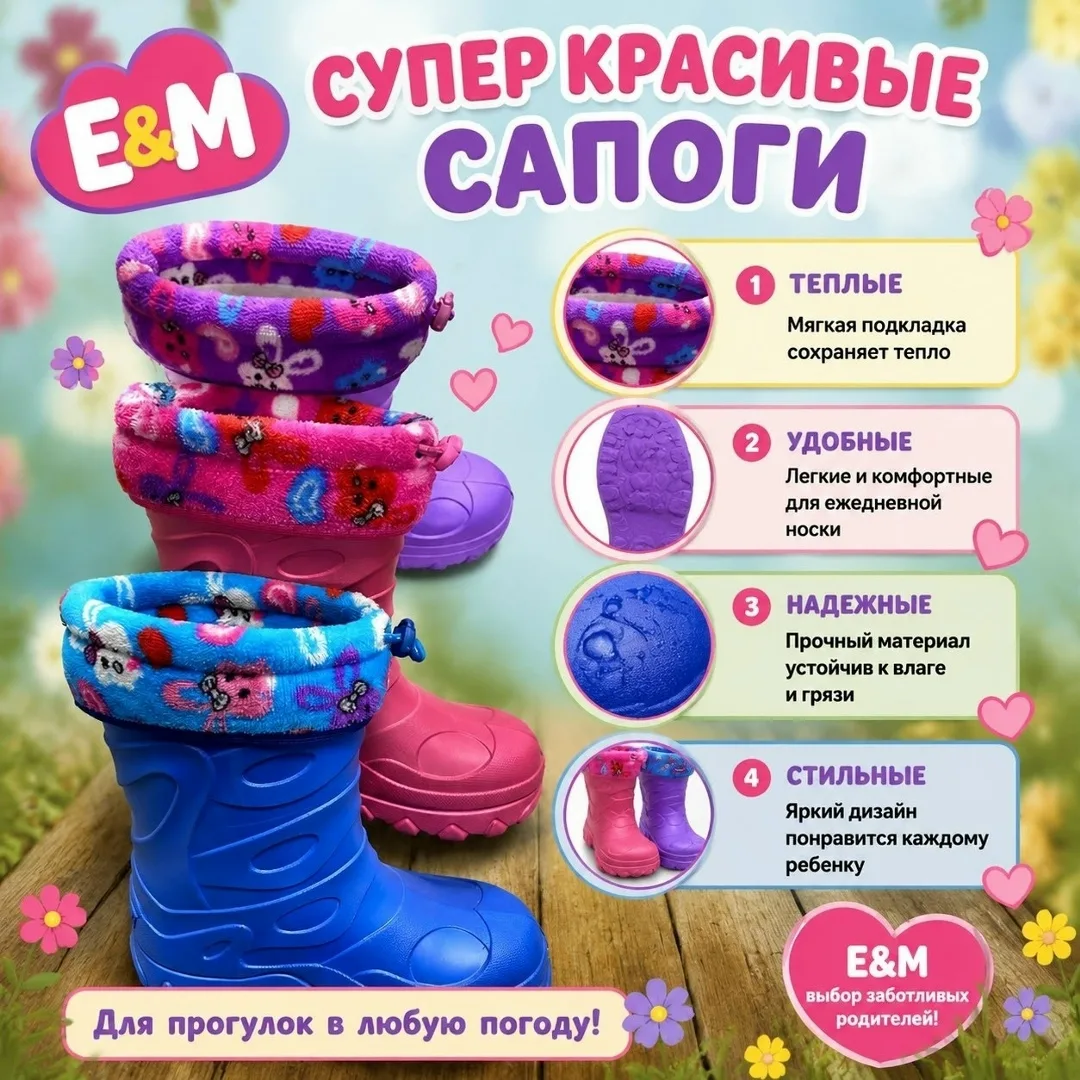 Дутики Модель детский Эва осень — фото 9