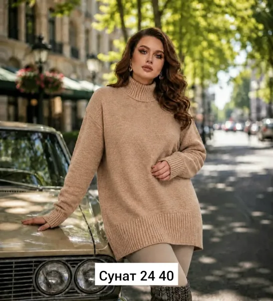 Свитер из натурального кашемира — фото 1