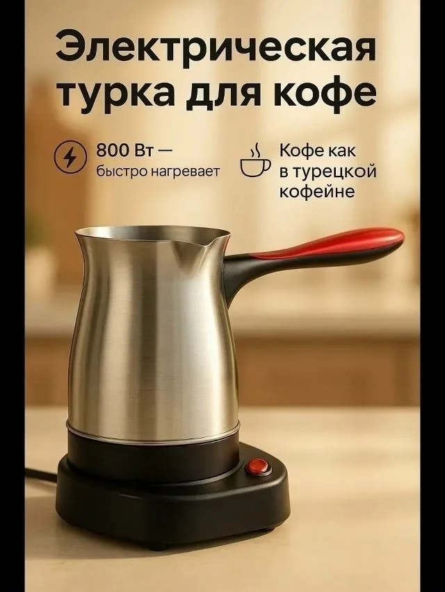 Посуда Турка электрическая — фото 1