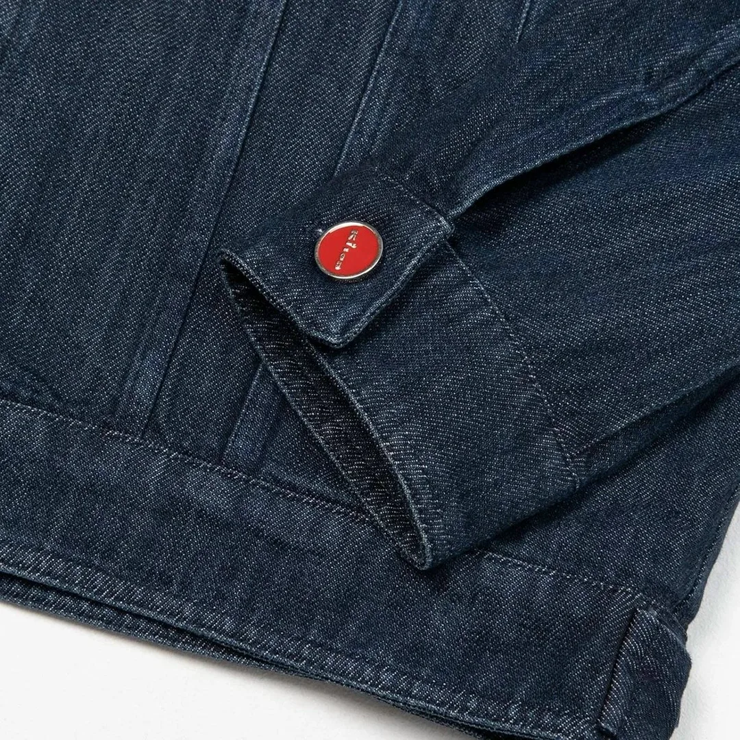 Kiton куртка из премиального денима с замшевым снизу — фото 5