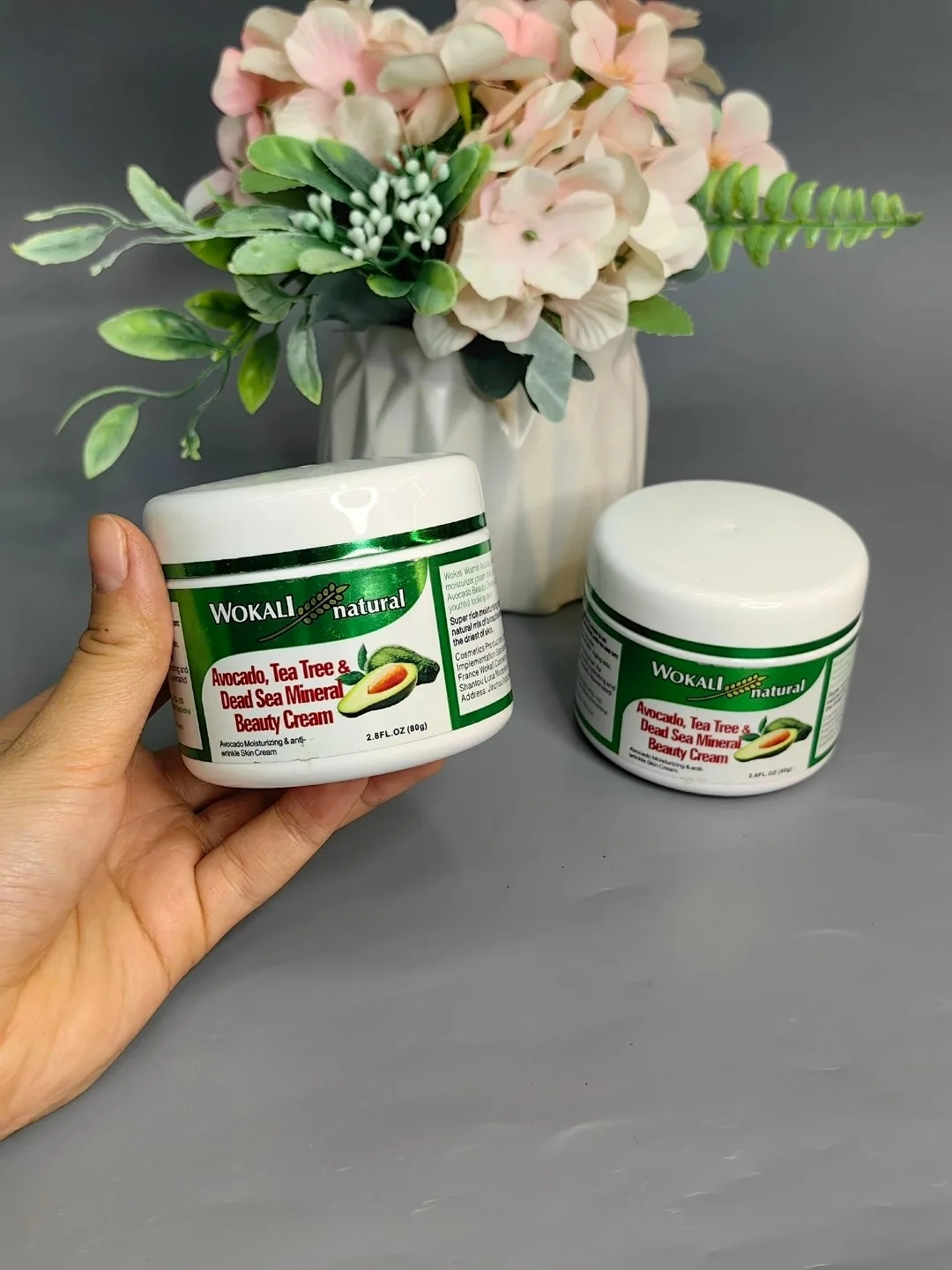 AVOCADO, TEA TREE DEAD SEA MINERAL Beauty Cream, Wokali АВОКАДО, ЧАЙНОЕ ДЕРЕВО И МИНЕРАЛЫ МЁРТВОГО МОРЯ — фото 4