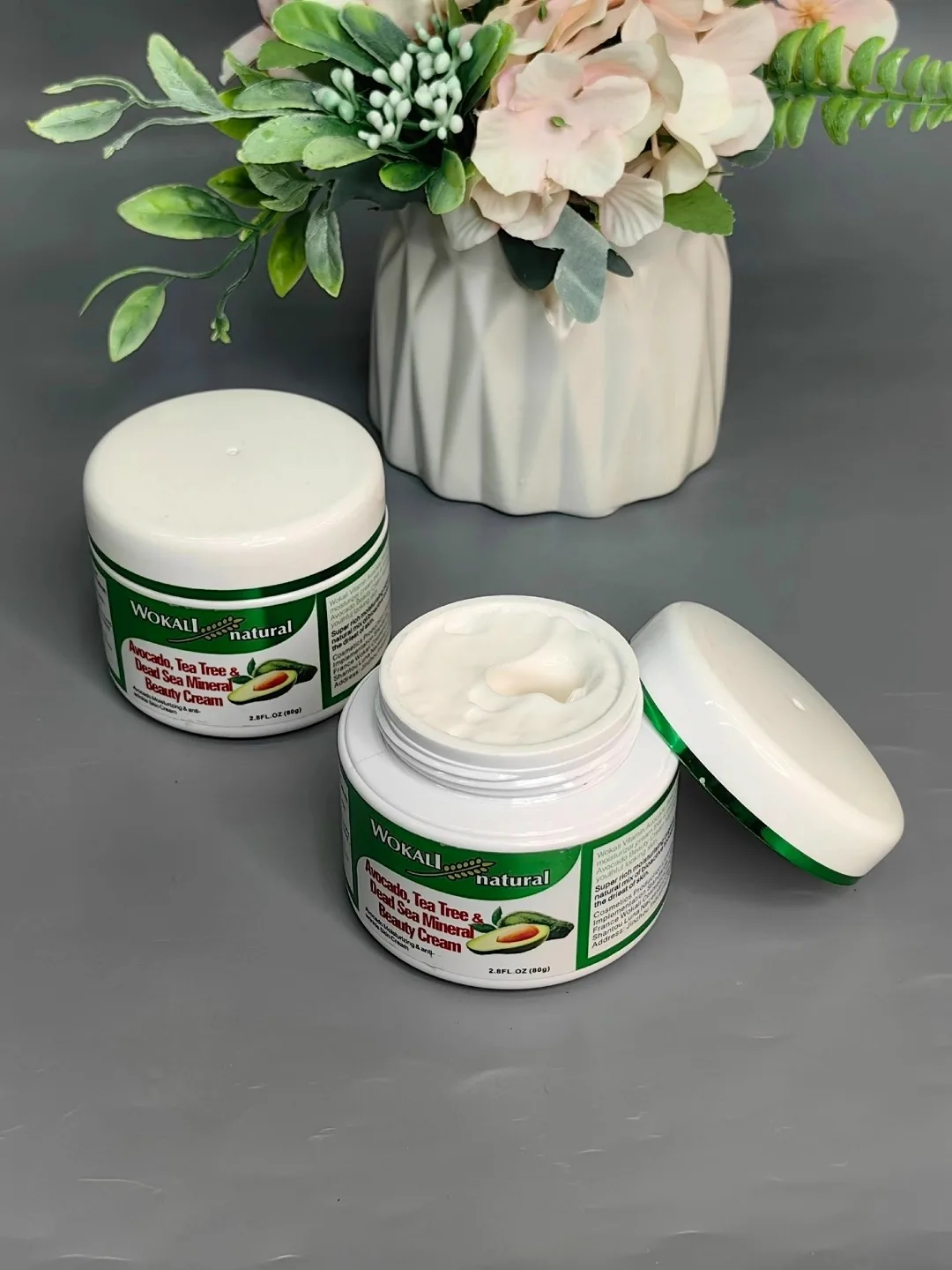 AVOCADO, TEA TREE DEAD SEA MINERAL Beauty Cream, Wokali АВОКАДО, ЧАЙНОЕ ДЕРЕВО И МИНЕРАЛЫ МЁРТВОГО МОРЯ — фото 9