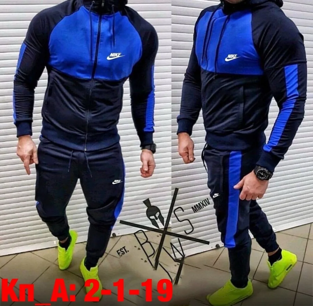 Спортивный костюм из хлопка двух нитка — фото 6