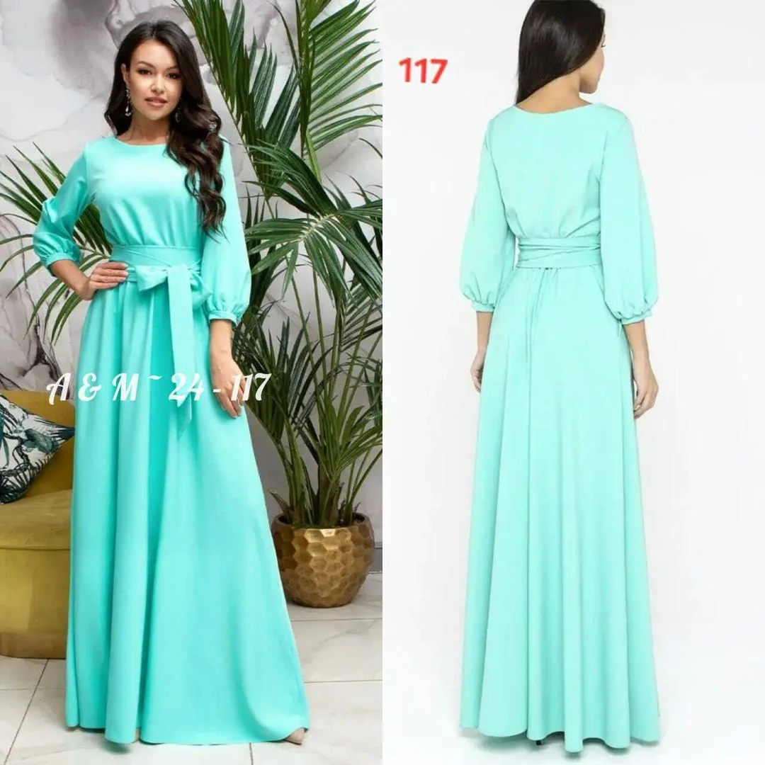 Модное платье из качественного лайт-ткани — фото 7