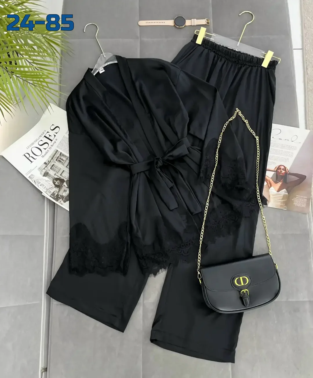 Костюм шёлк Armani кружево — фото 5