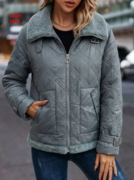 Куртка, синтепон синяя — фото 6