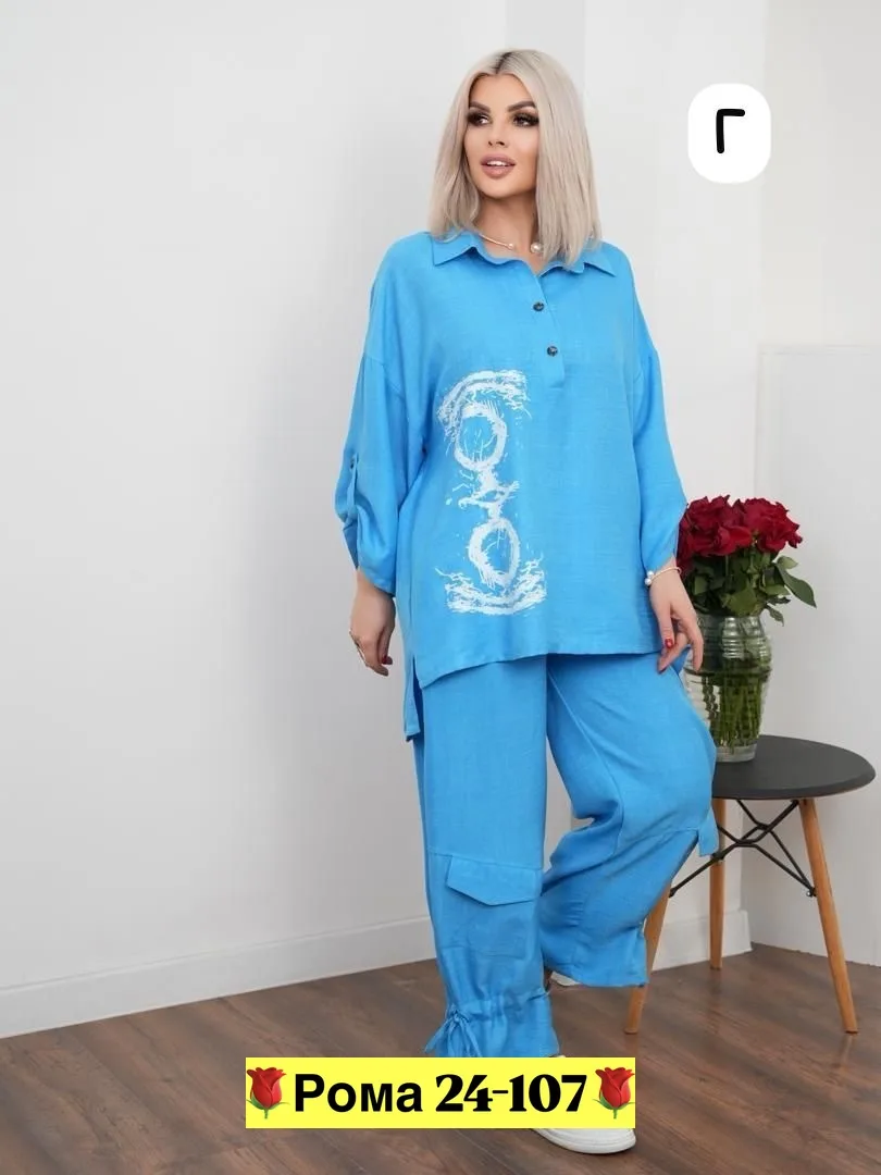 Костюм из льна — фото 5
