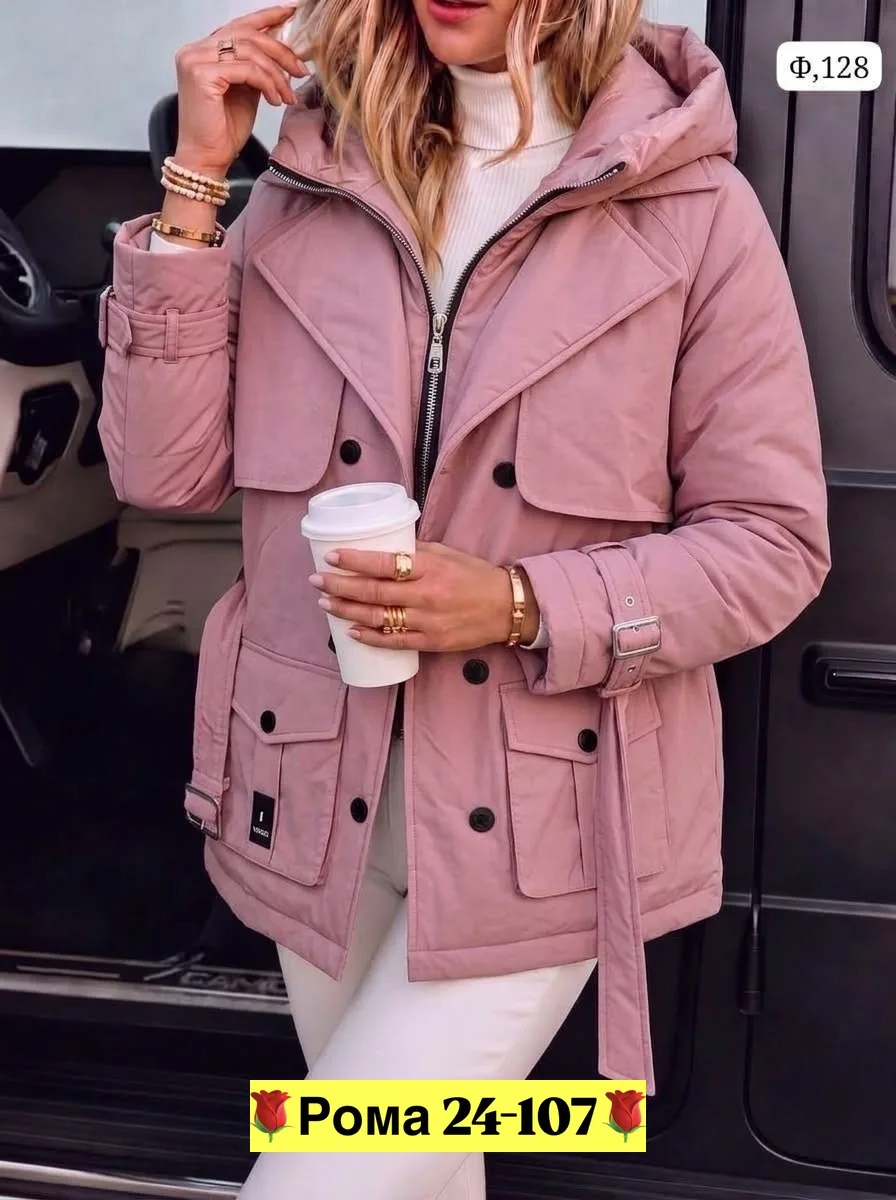 Женская куртка из полиэстера — фото 5
