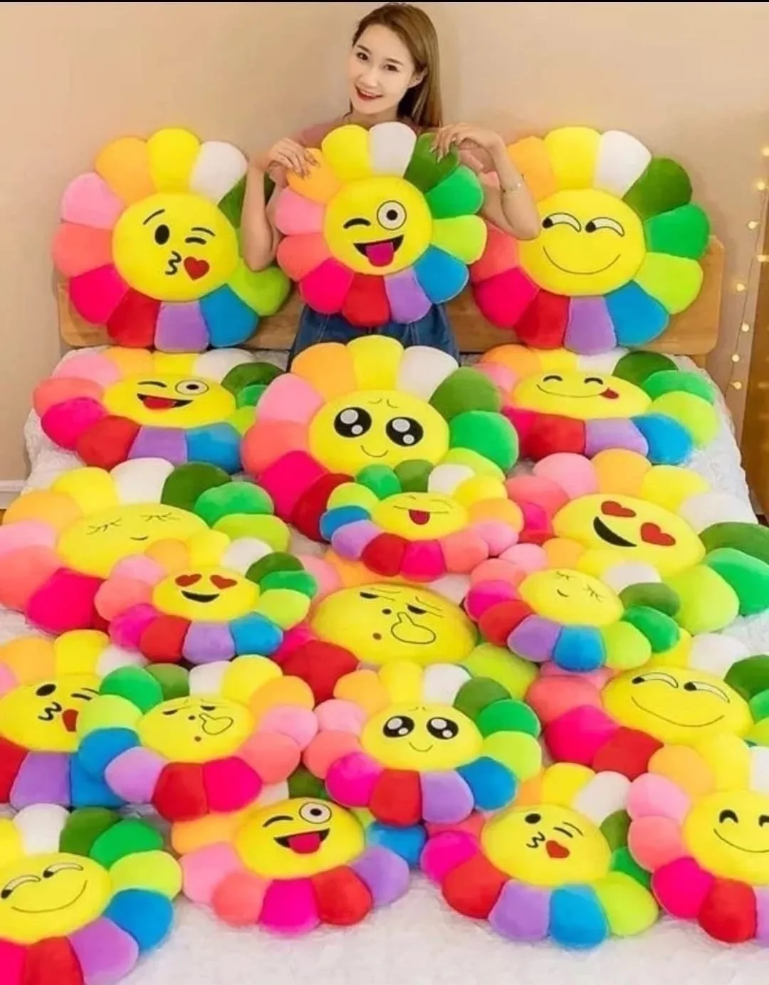 Игрушка Подушка мягкая радуга — фото 2