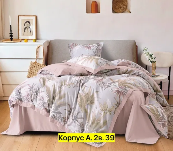 Комплект постельного белья, хлопок Белый — фото 20
