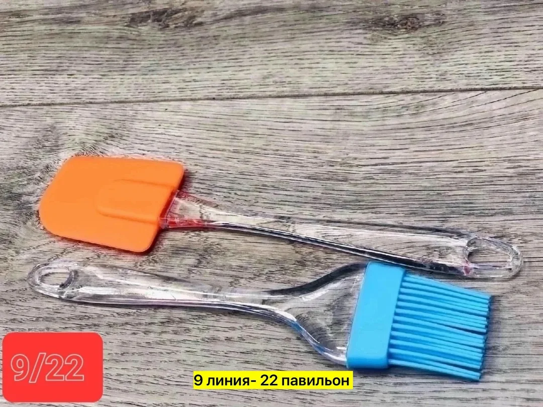 Набор из лопатки и кисти из пищевого силикона — фото 2