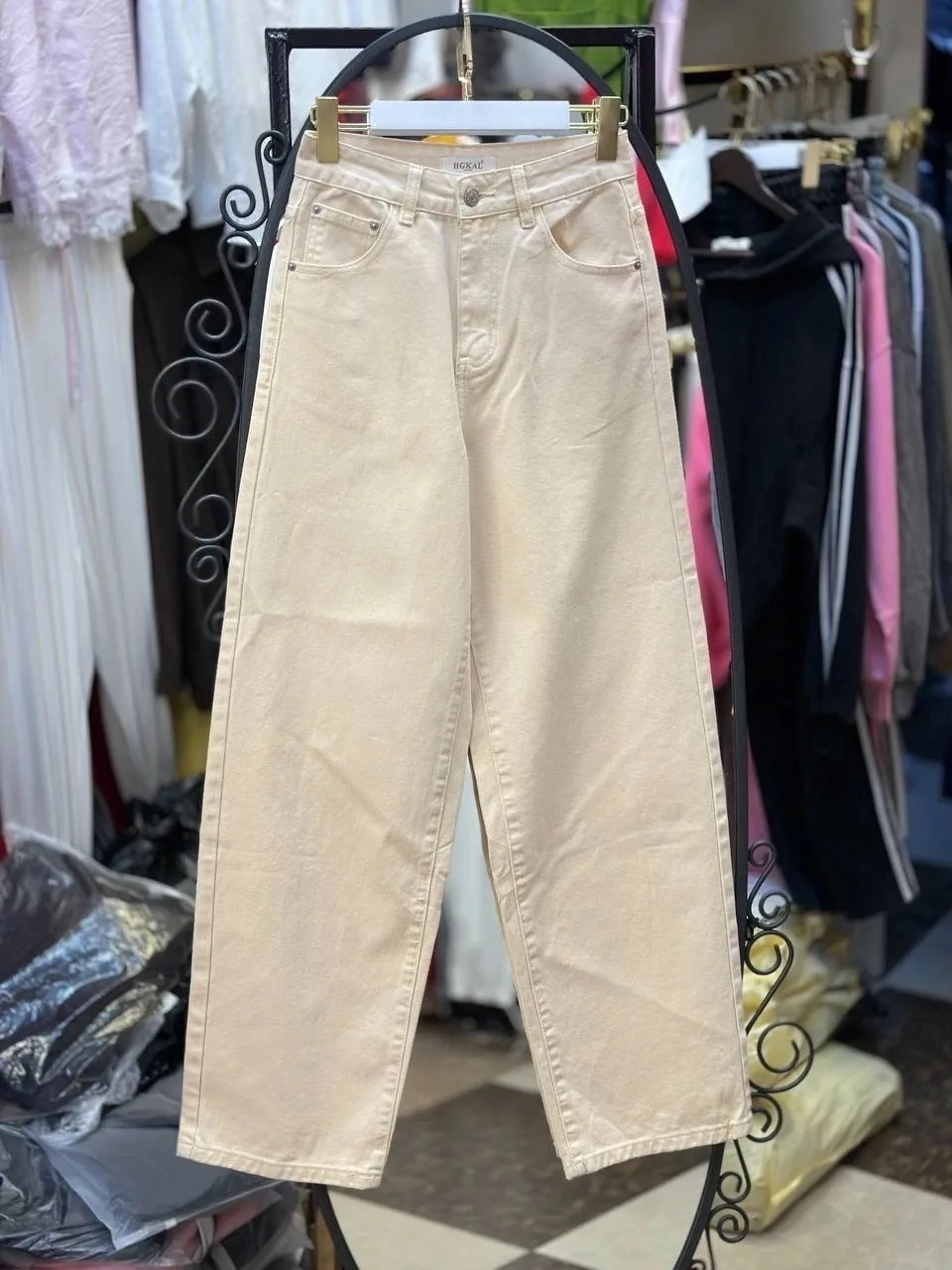 Платье Бежевые Baggy в ЭКСКЛЮЗИВНОЙ летней ткани — фото 3
