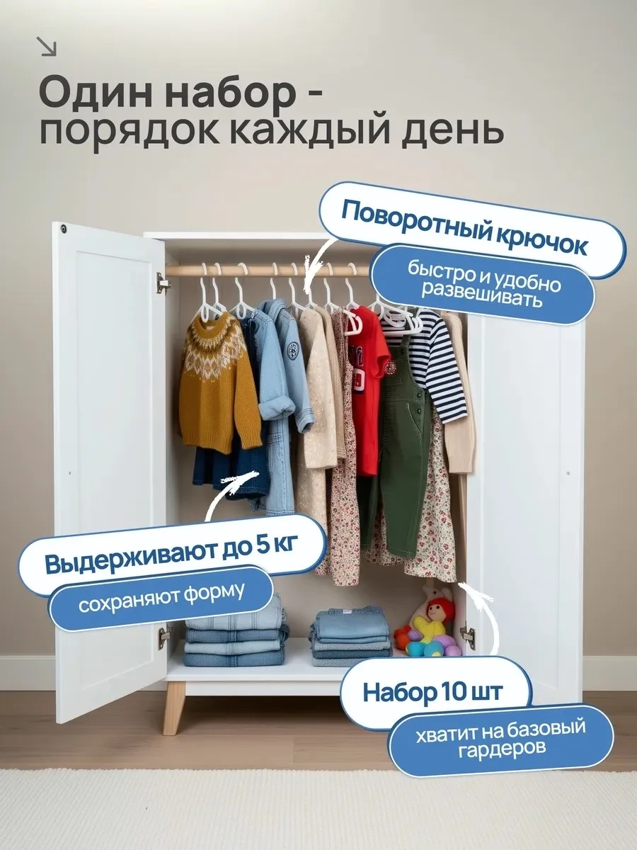 Шарф Вешалки плечики подростковые — фото 5