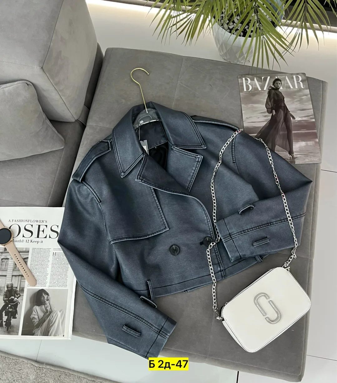 Куртка Косуха, кожа — фото 1