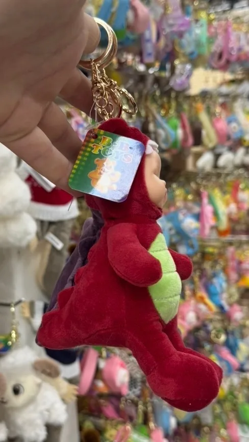 Мягкая игрушка брелок пупс в костюме Динозавра — фото 4