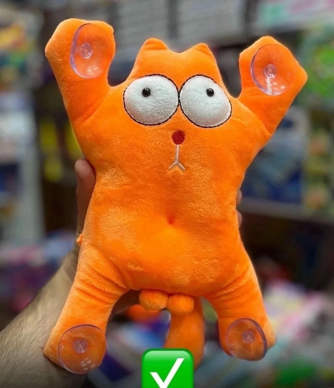Мягкая игрушка Кот Саймон на присосках — фото 1