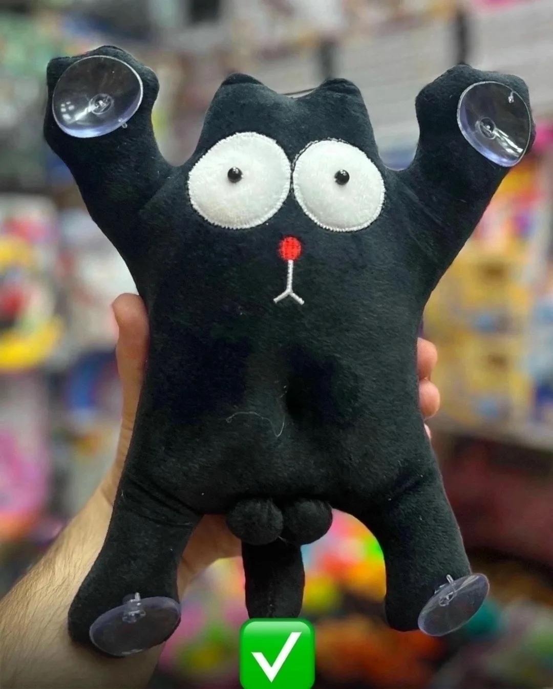 Мягкая игрушка Кот Саймон на присосках — фото 5