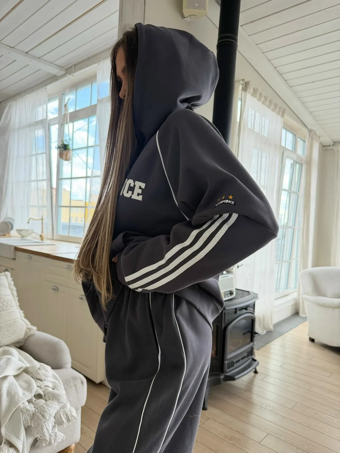 Sport Zip костюм двойка Красный — фото 4