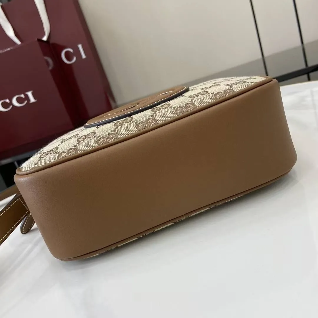 GUCCI Blondie Mini — мини-сумка из габардина с GG-принтом — фото 3