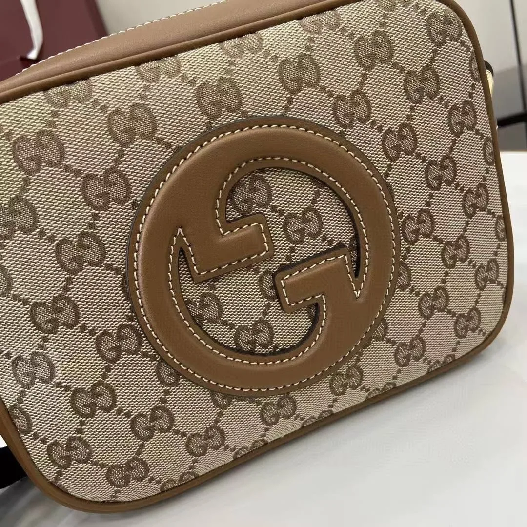 GUCCI Blondie Mini — мини-сумка из габардина с GG-принтом — фото 5