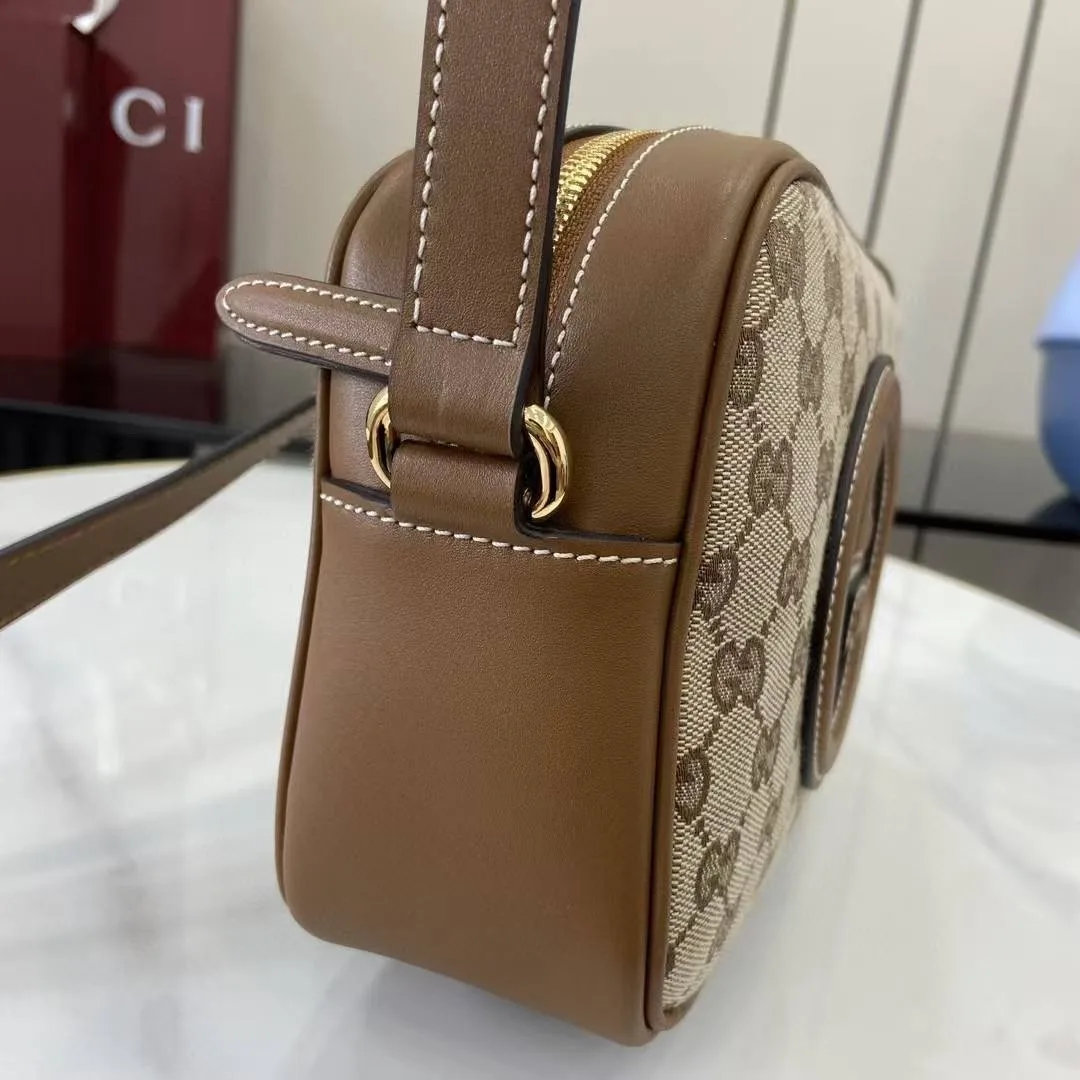 GUCCI Blondie Mini — мини-сумка из габардина с GG-принтом — фото 13