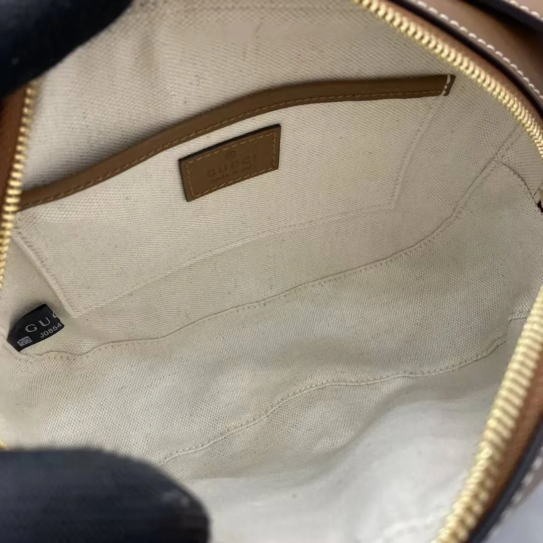 GUCCI Blondie Mini — мини-сумка из габардина с GG-принтом — фото 15