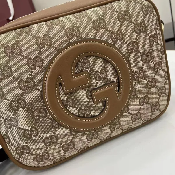 GUCCI Blondie Mini — мини-сумка из габардина с GG-принтом — фото 5