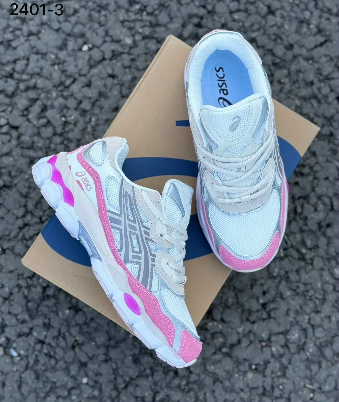 Кроссовки женские Кроссы ”ASICS”, сетка — фото 5