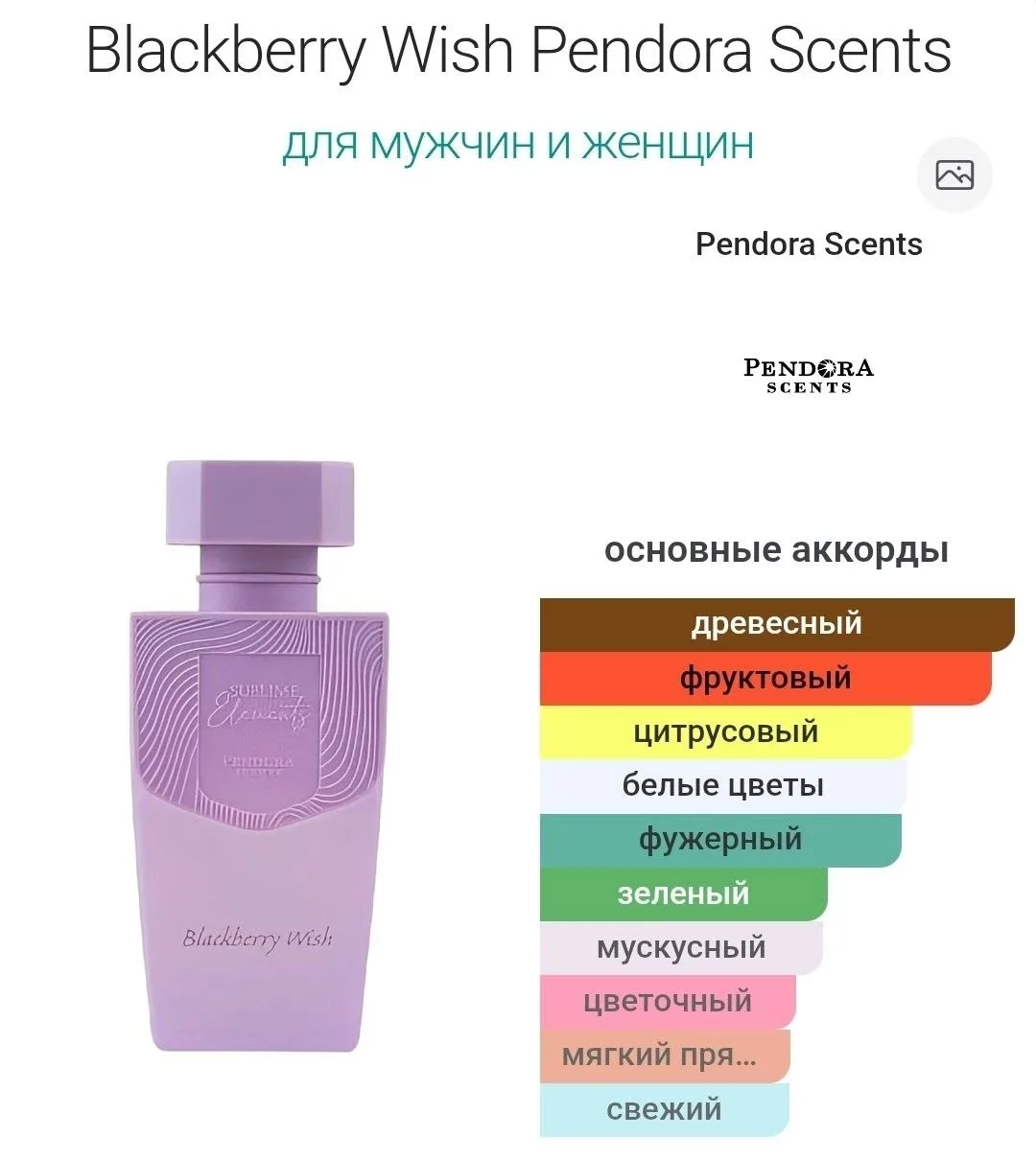 Сумка Blackberry Wish Pendora Scents — фото 2
