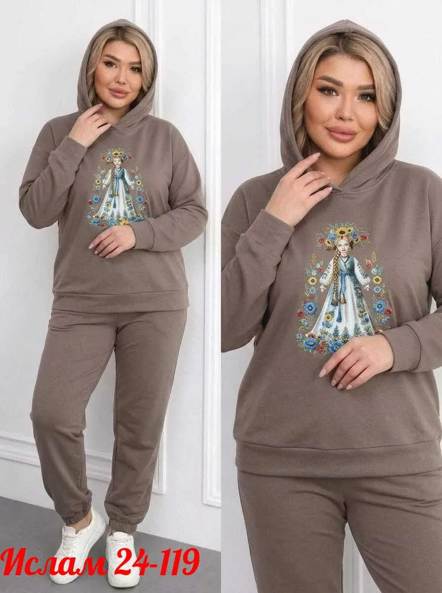 Костюм двойка из двунитки на флисе Двунитка на флисе — фото 3