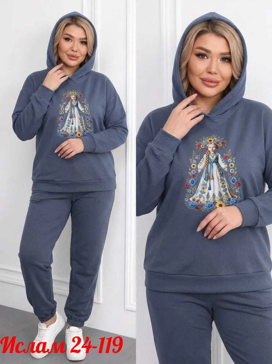 Костюм двойка из двунитки на флисе Двунитка на флисе — фото 5
