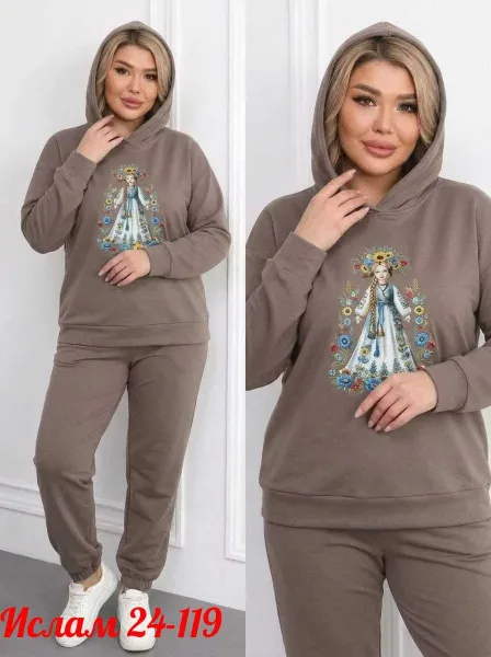 Костюм двойка из двунитки на флисе Двунитка на флисе — фото 3