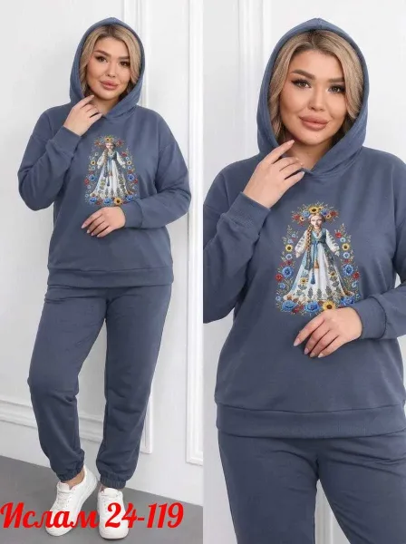 Костюм двойка из двунитки на флисе Двунитка на флисе — фото 6