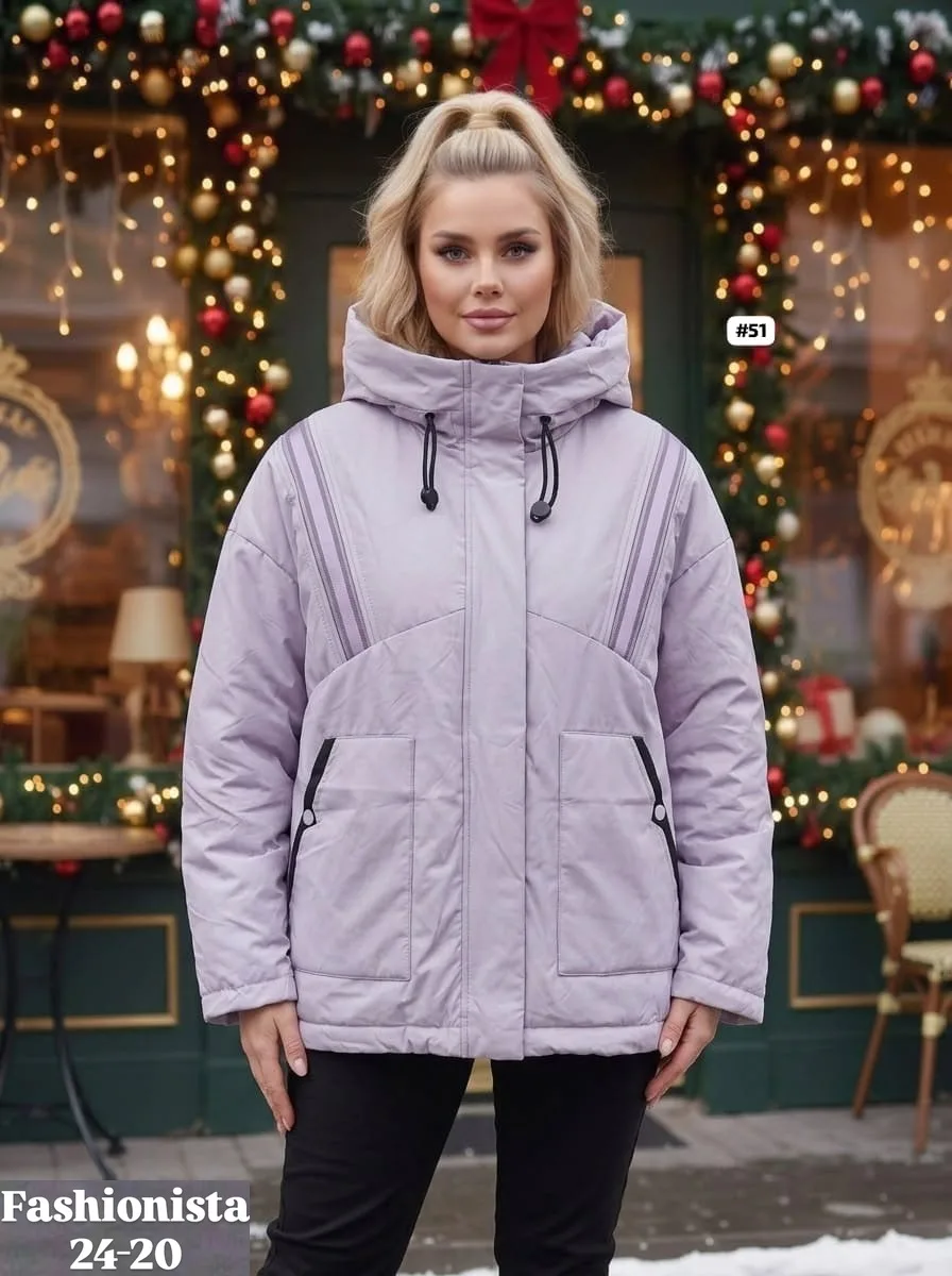 И практичную женскую Двухсторонняя куртка синяя — фото 2