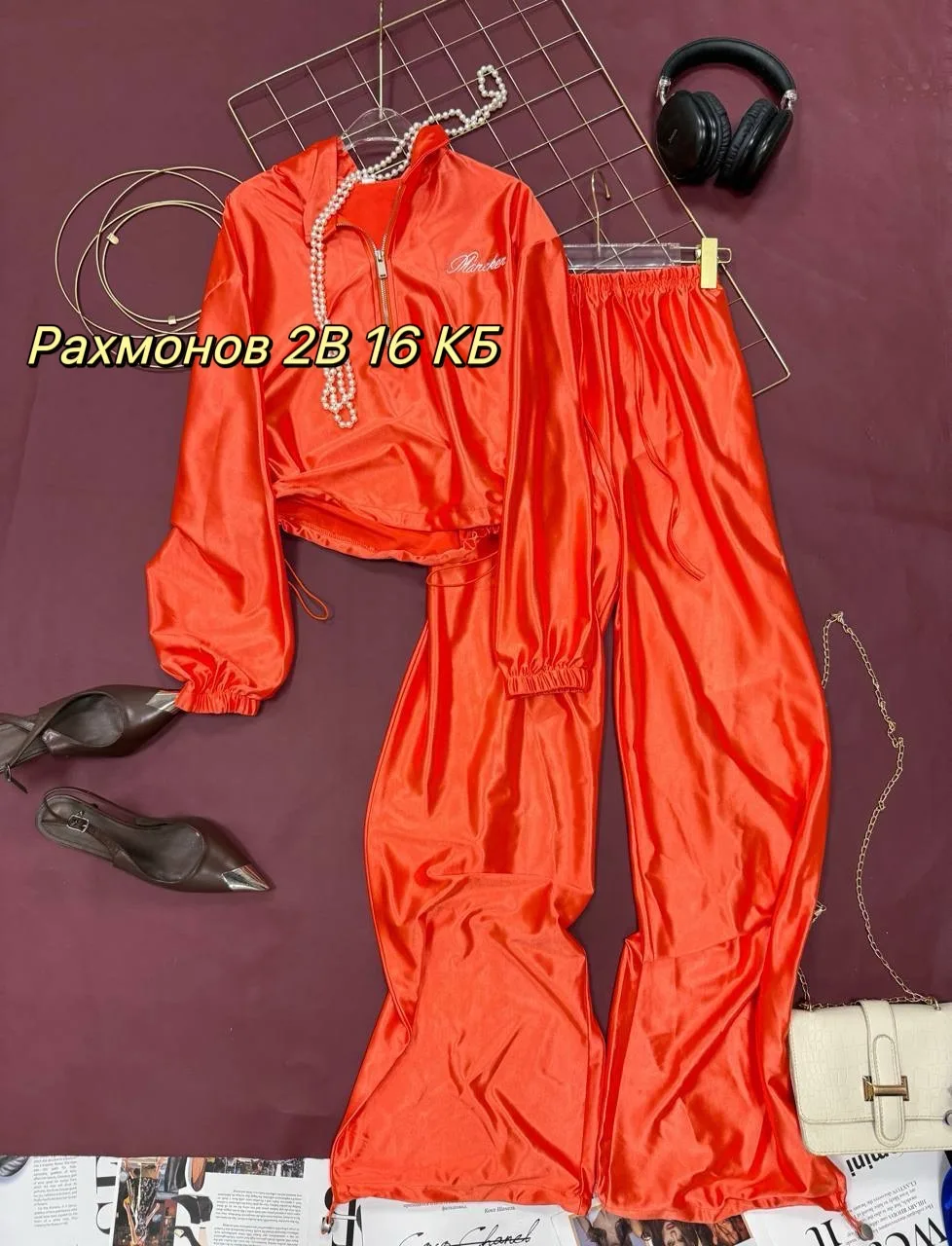 Костюм двойка из нежной ткани шольк — фото 3
