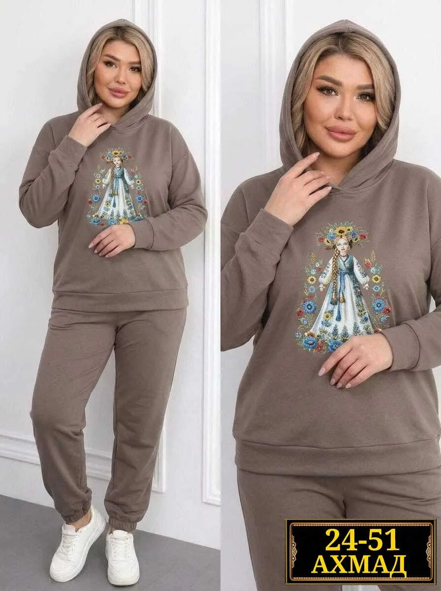 Костюм двойка из двунитки на флисе Двунитка на флисе — фото 5