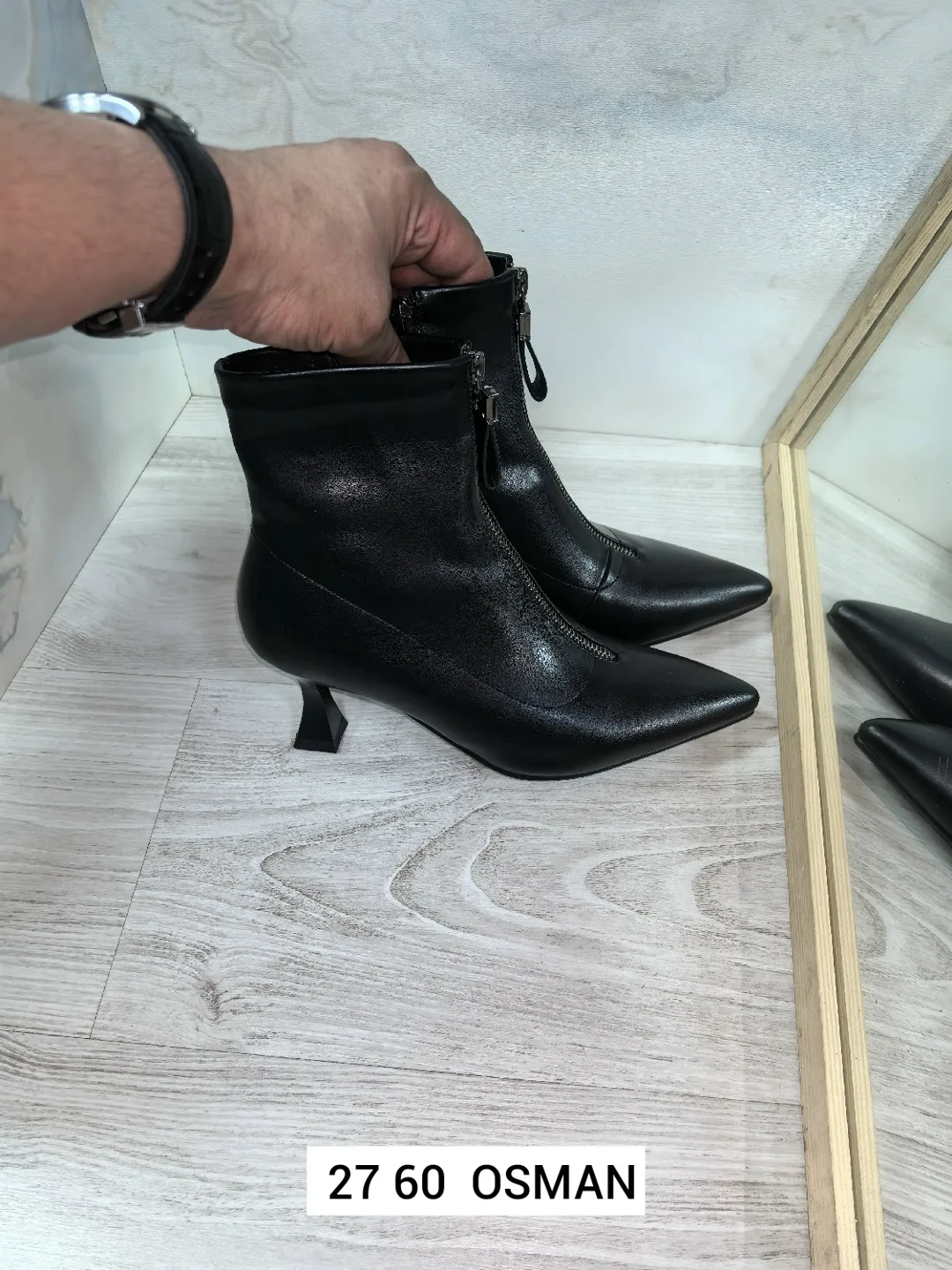 Ботинки из искусственной кожи — фото 4