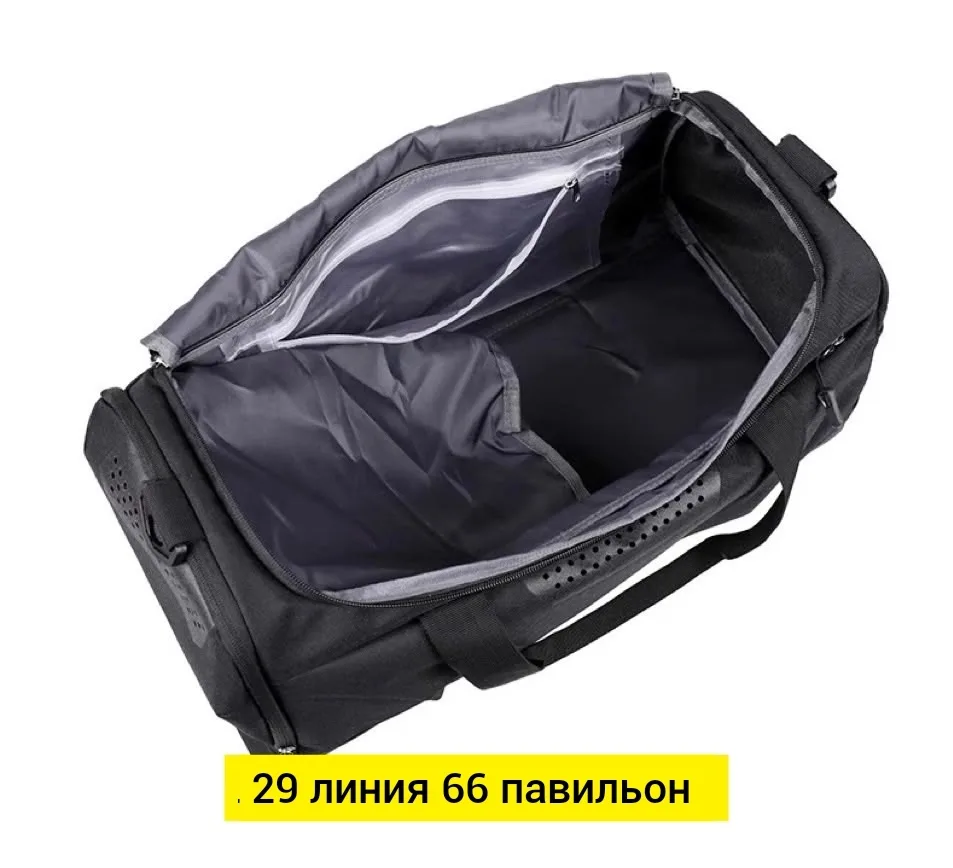 Спортивная сумка из водонепроницаемой ткани с регулируемым плечевым ремнём и высококачественной фурнитурой — фото 5