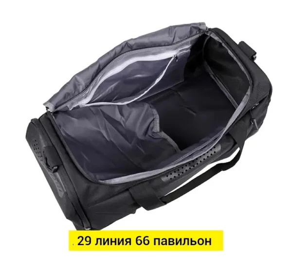 Спортивная сумка из водонепроницаемой ткани с регулируемым плечевым ремнём и высококачественной фурнитурой — фото 5