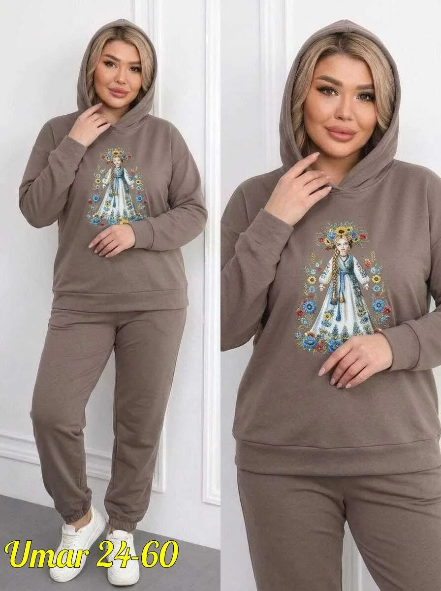Костюм двойка из двунитки на флисе Двунитка на флисе — фото 3
