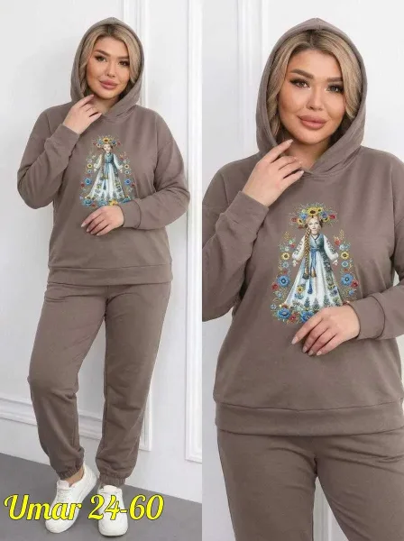 Костюм двойка из двунитки на флисе Двунитка на флисе — фото 3