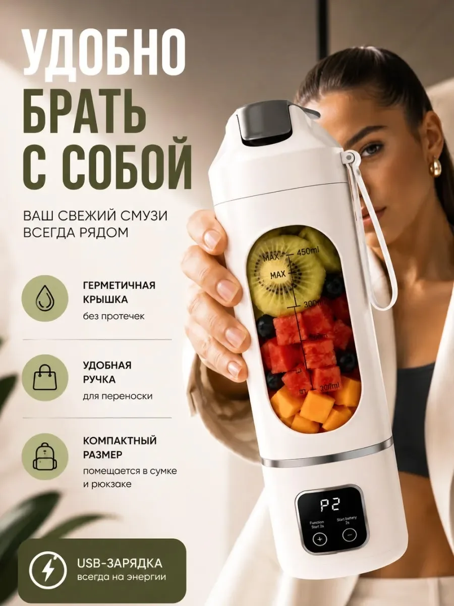 Удобная ручка и ремешок берите с собой в дорогу, на работу или тренировку — фото 2