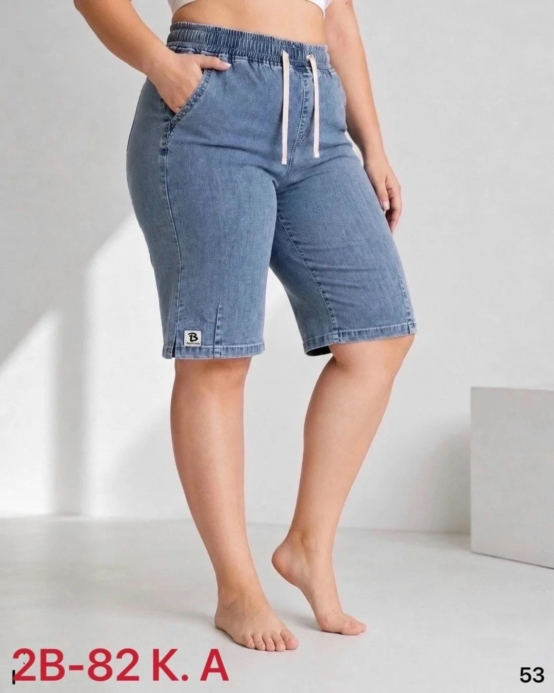 Бриджи из 95 хлопка и 5 спандекса 95 COTTON, 5 SPANDEX — фото 2