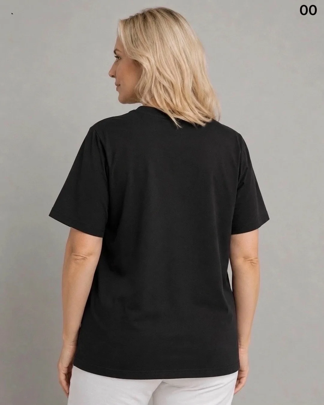 Женская футболка из 95 хлопка и 5 эластана 95 COTTON, 5 ELASTANE — фото 2