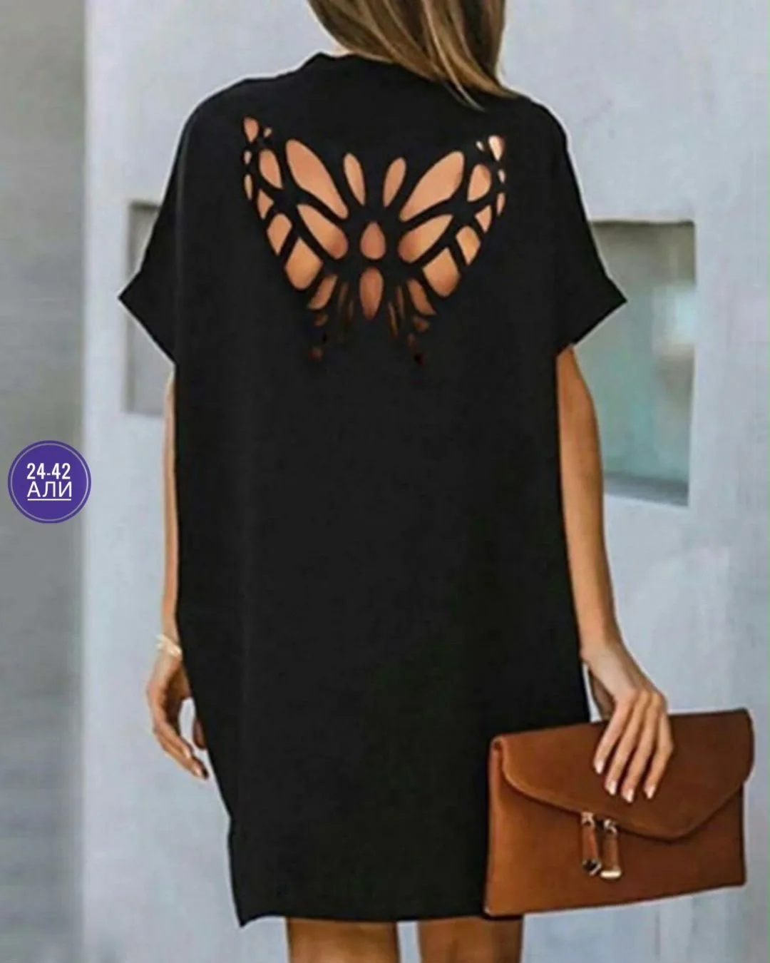 Нежное романтичное платье в стиле Boho с лазерной вырезкой бабочка — фото 2