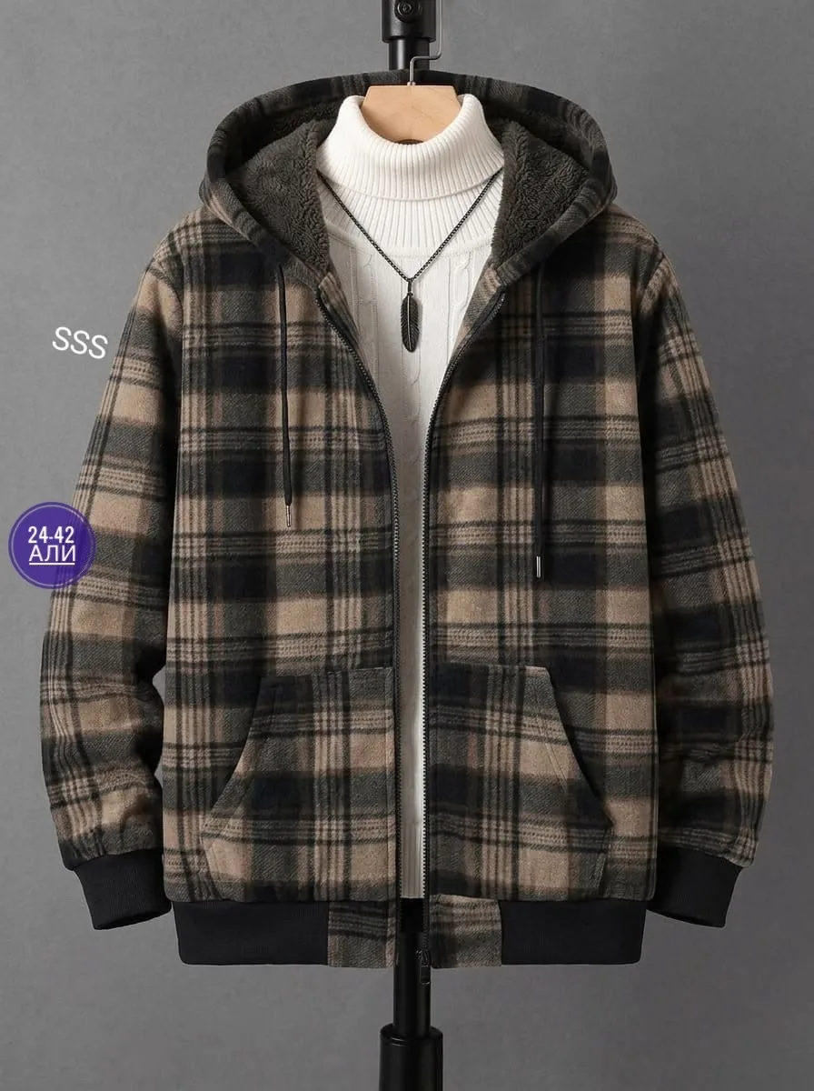 Рубашка с меховым воротником — фото 7