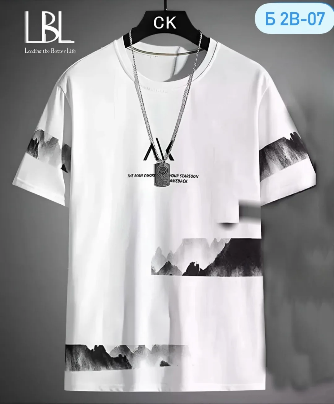 Мужская футболка из 100 хлопка — фото 2